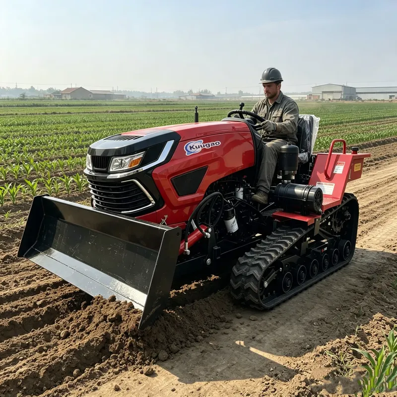 Farming Or Agriculture - 50HP Tarım Paletli Traktör, Ön Yükleyici